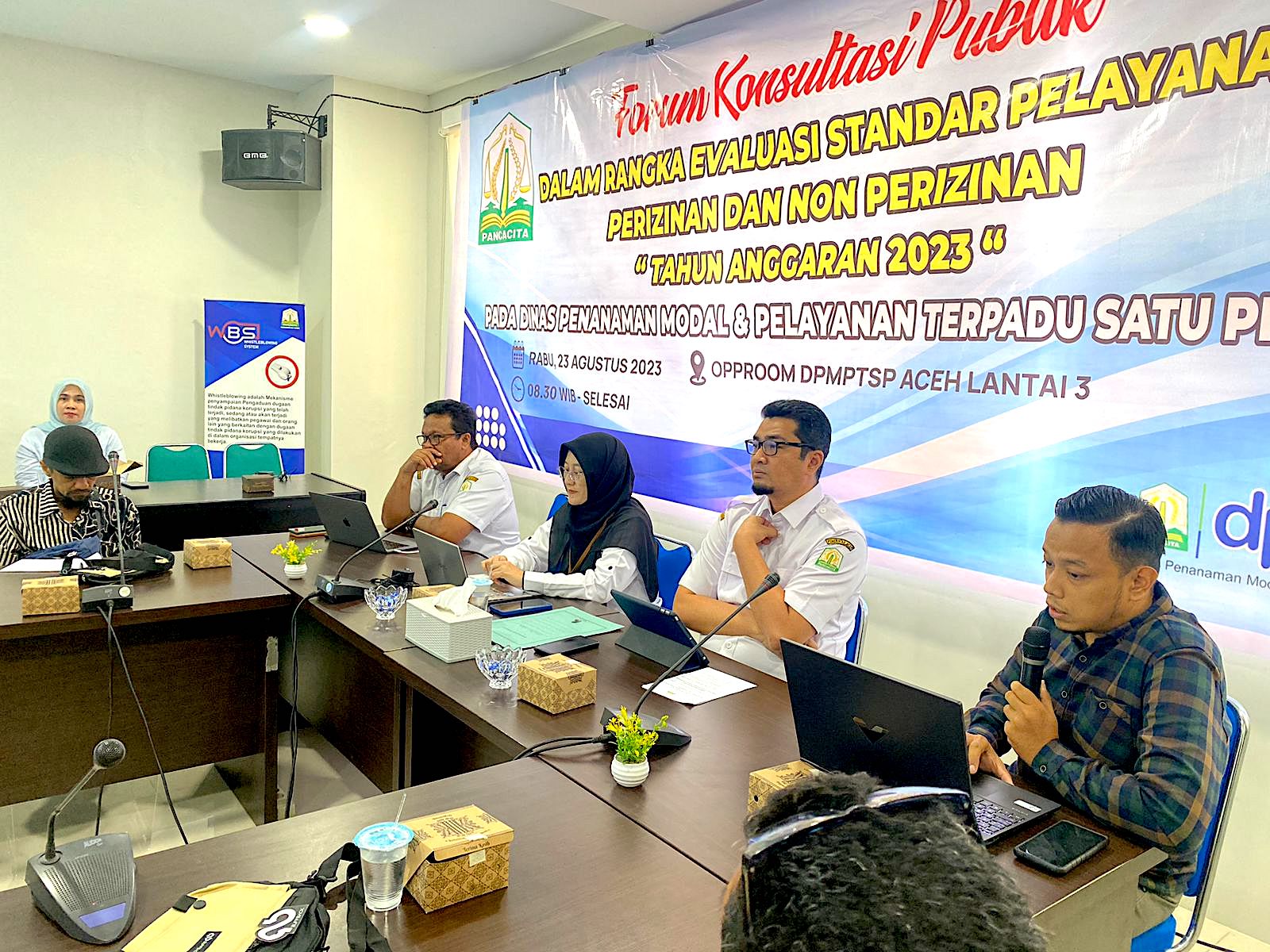 DPMPTSP Aceh Zona Hijau Pelayanan Publik Pemerintah Aceh