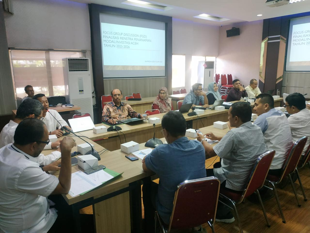 DPMPTSP & Bappeda Aceh Kolaborasi Susun Rencana Strategis Investasi 2023-2026